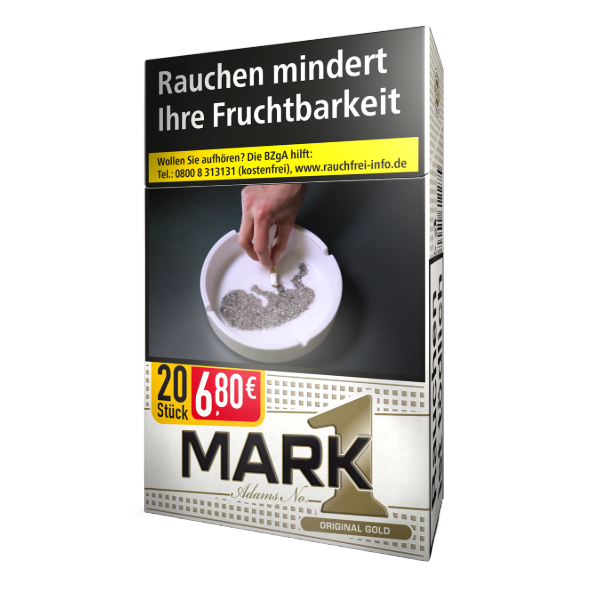 Mark 1 Gold Filter 10 x 20 Zigaretten Mark 1 Gold Filter 10 x 20 Zigaretten